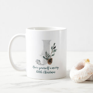 Mok voor kerstbrief J Alphabet Coffee