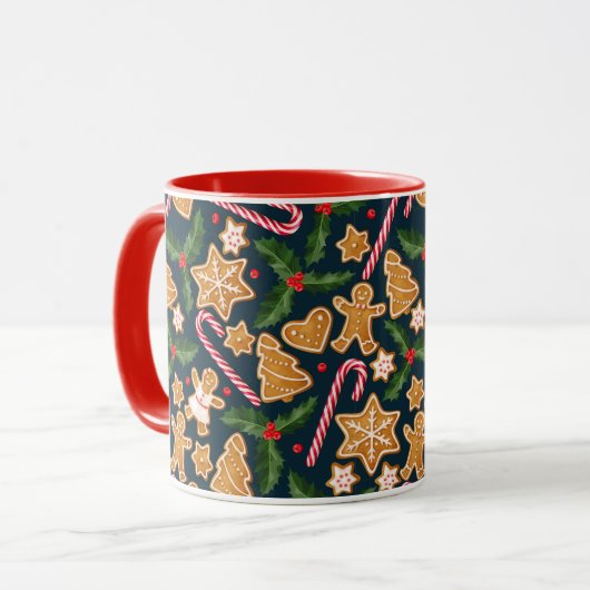 Mok voor kerstmis (Voorkant links)