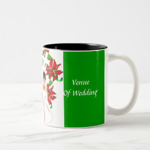 Mok voor kerstmis/december Green Wedding Shower