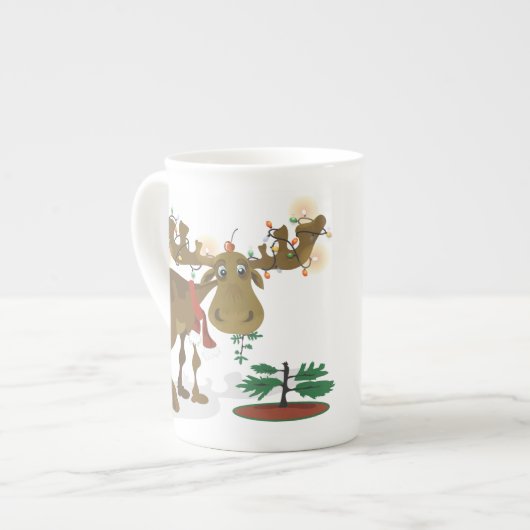 Mok voor kerstmis-Moose~specialiteit (Voorkant links)