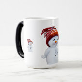 Mok voor kerstmorfie/Snowman (Voorkant links)
