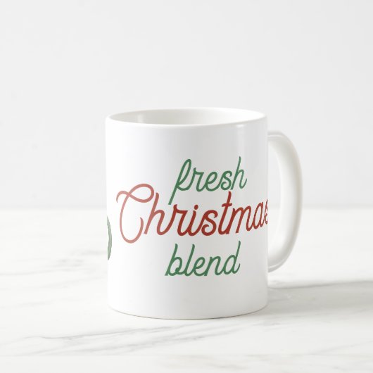 Mok voor kerstontbijtbrood Man Coffee (Voorkant rechts)