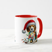 Mok voor kerstpuppy (Voorkant rechts)