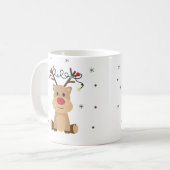 Mok voor kerstrenrendieren (Voorkant links)