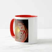 Mok voor kerstversiering van Snowman Frosted Snowm (Voorkant links)