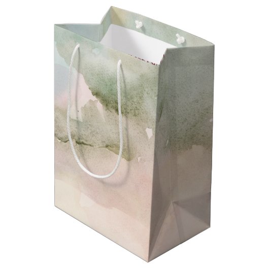 Mok voor kerstwarme chocolade medium cadeauzakje (Achterkant Gekanteld)