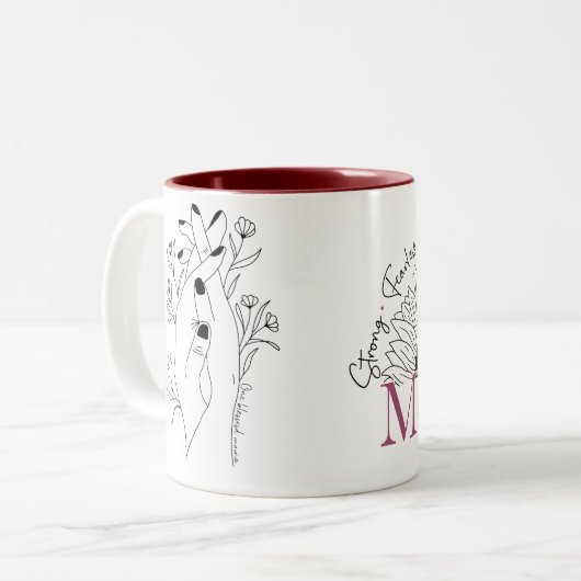 Mok voor Kute Mapkwaliteit voor Moederdag (Voorkant links)