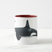 Mok voor mannelijke Killer Whale Ringer (Midden)