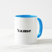 Mok voor middelgrote bruine-haarmannetjes-tennissp (Voorkant rechts)