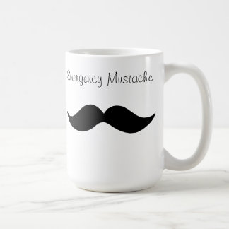 Mok voor noodhulp Mustache Cofee