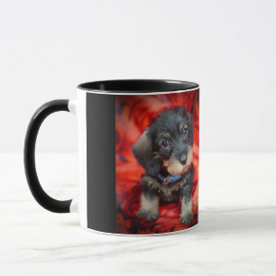 mok voor onbewerkte dachshund - puppy
