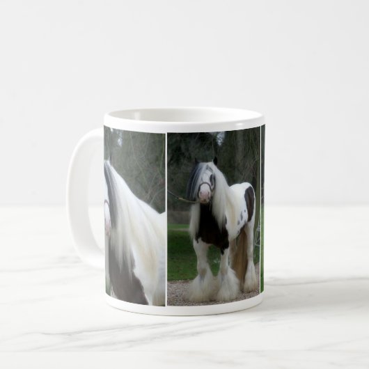 Mok voor paardenbont — zigeunerkanon (Voorkant links)