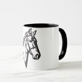 Mok voor paardentekening (Voorkant rechts)