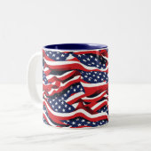 Mok voor patriottische koffie (Voorkant links)