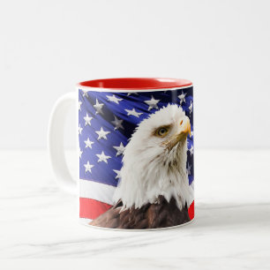 Mok voor patriottische koffie