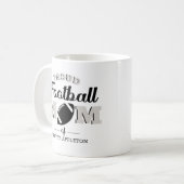 Mok voor persoonlijke Football van mam-koffie (Voorkant links)