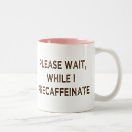 Mok voor prekaffeinen