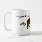 Mok voor reddingsboei-spaniel koffie (Links)