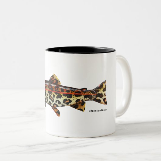 Mok voor regenboogforel Alaskan (Voorkant rechts)