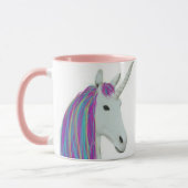 Mok voor regenboogpasta Unicorn Coffee (Links)