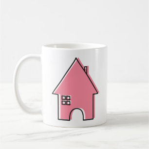 Mok voor roze koffie