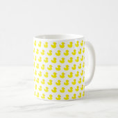 Mok voor Rubber Ducky Pattern Coffee (Voorkant rechts)