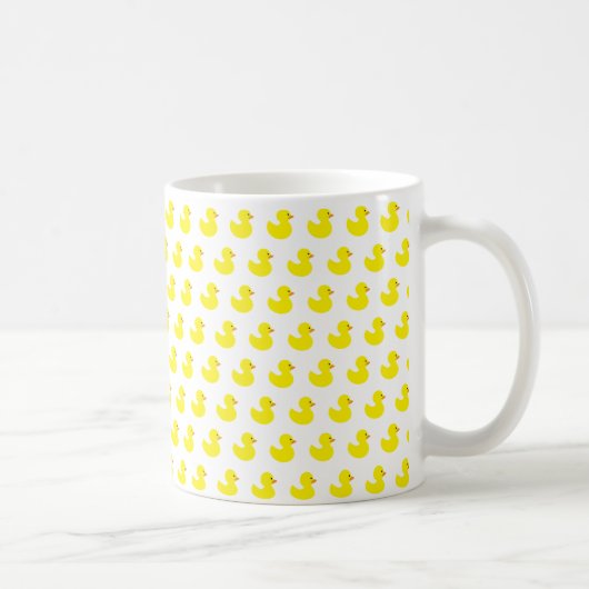 Mok voor Rubber Ducky Pattern Coffee (Rechts)