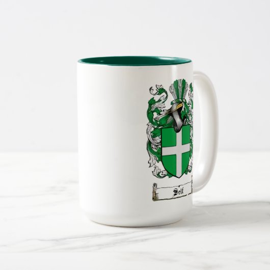 Mok voor Self Family Crest (Voorkant rechts)