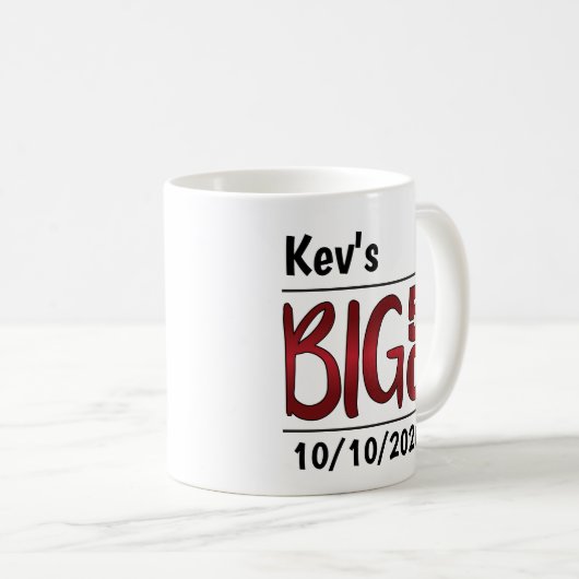 Mok voor speciale man "Big 50" (Voorkant rechts)