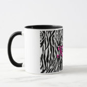 Mok voor speciale zebra Print Coffee voor haar (Links)