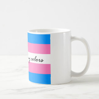Mok voor transgendervlag