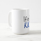 Mok voor tweetone voetbal (Voorkant links)