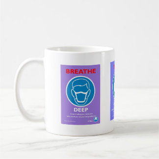 Mok voor veiligheidsberichtkoffie