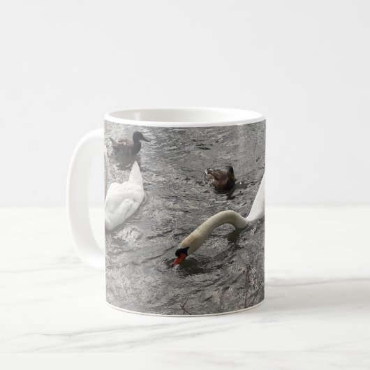 Mok voor verkuilte zwanen en eenden (Voorkant links)