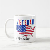 Mok voor veteranen | Patriottische koffiebeker voo (Links)