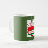 Mok voor vrolijke kerstbomen (Voorkant links)