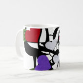 Mok voor warm ontwerp-monogram (Voorkant links)