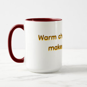 Mok voor warme of koude chocolademelk, drinken