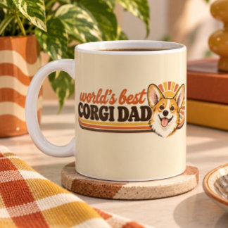 Mok voor Werelds Beste Corgi Vader | Grappige Corg