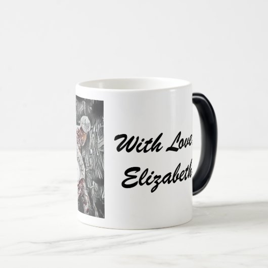 Mok voor winters, kerstmis en sneeuwvrouw (Voorkant rechts)