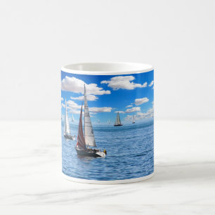 Mok voor zeilboot