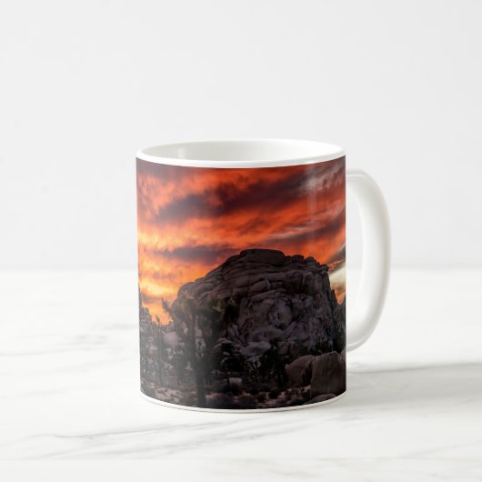 Mok voor zonsondergang rond Joshua Tree (Voorkant rechts)