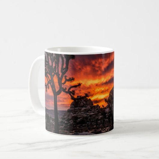 Mok voor zonsondergang rond Joshua Tree (Voorkant links)