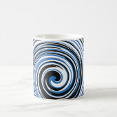 Mok voor zwart-witontwerp en blauw-zwijn (Center)
