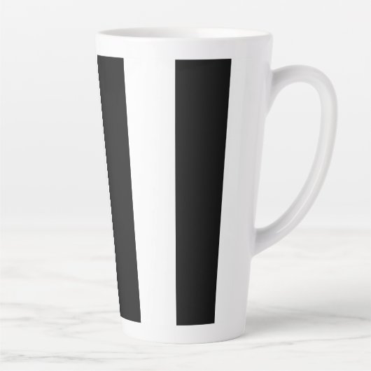 Mok voor zwarte en witte gestreept verticale koffi (Rechts)