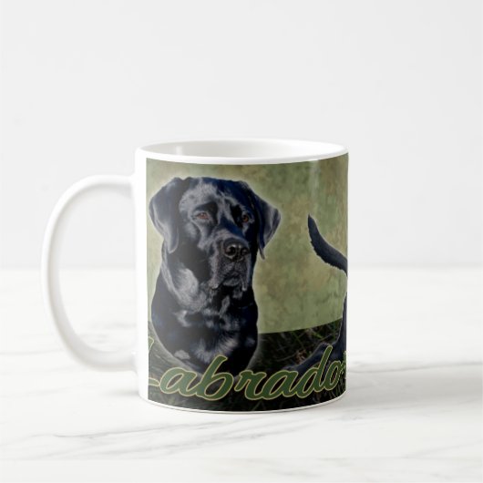 Mok voor zwarte labrador Retriever (Links)