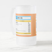 Mok voorschrijvingsbier (Voorkant links)