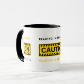 Mok Voorzichtig lezen in uitvoering (Voorkant links)