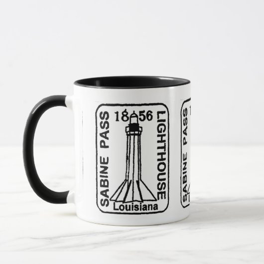 Mok vuurtoren gestampt (Links)