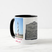 Mok vuurtoren van Cape Hatteras (Voorkant links)